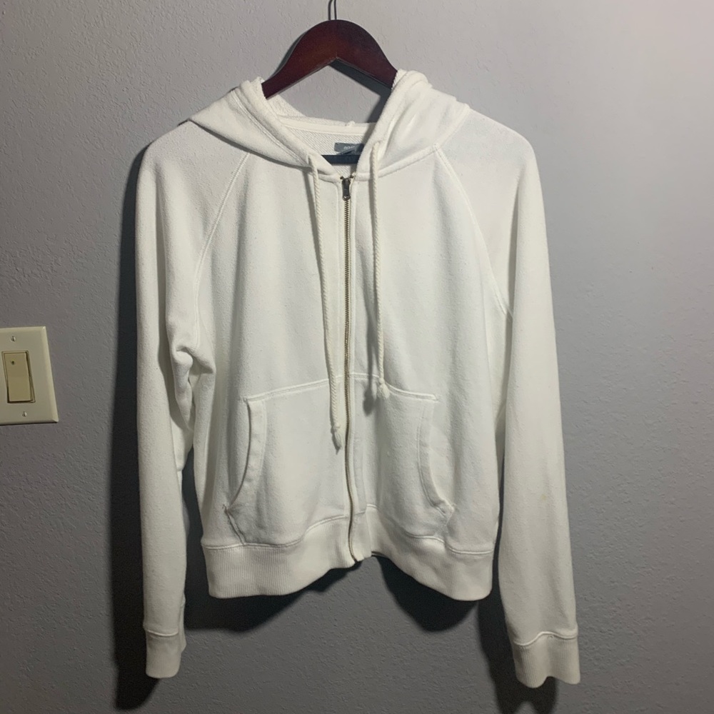 White Aerie Zip-up hoodie